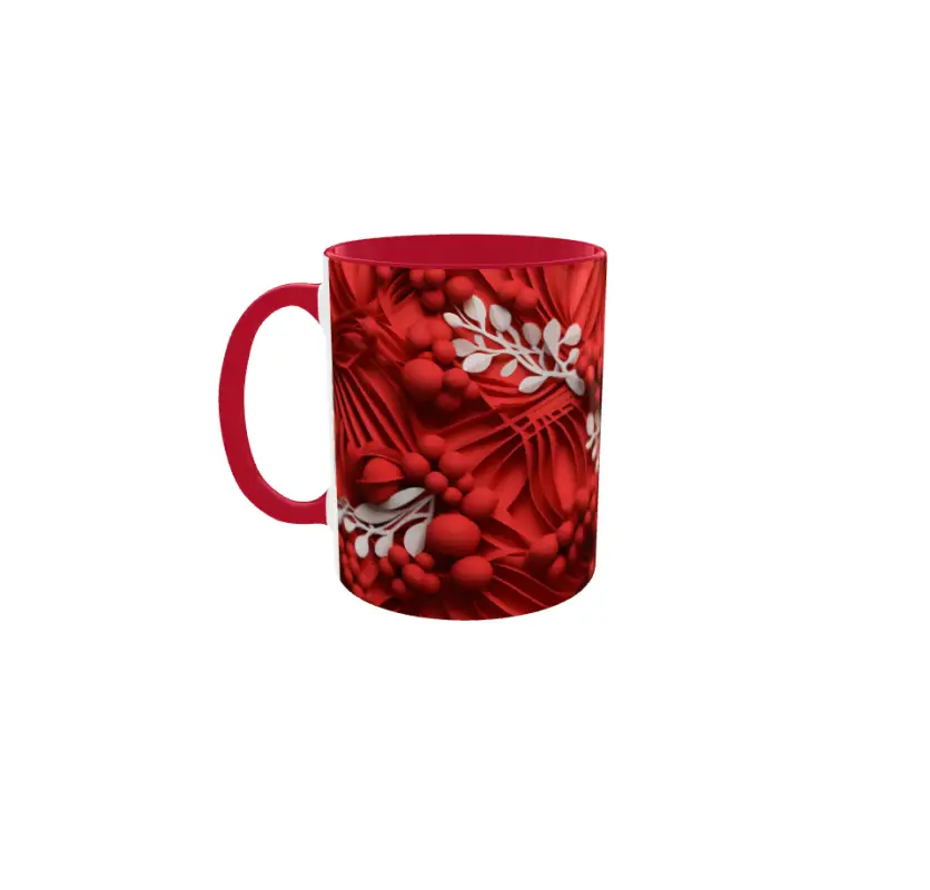 Iarna decor, cana din ceramica, 330ml, model cgs1797v